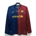 2008-09 Barcelona UCL Final Retro Home Long Sleeve Jersey
